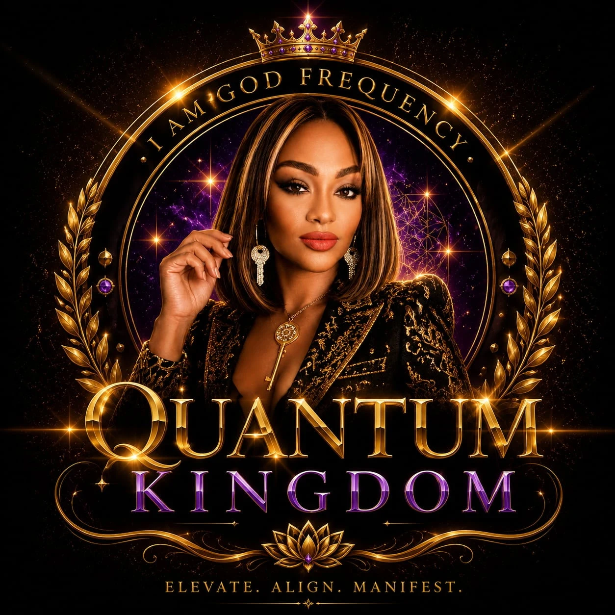 I Am God Frequency — Quantum Kingdom hero portrait